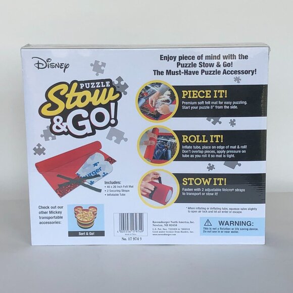 New sealed Ravensburger-Disney Mickey Puzzle Stow & Go! Puzzle Storage Accessory - Picture 11 of 12